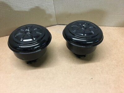 (2) Custom Air Cleaners for one Barrel Carbs with 2-5/16