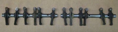 Rocker Arms (Set of 12) and two shafts (Hard Chrome) for 235/261 engines