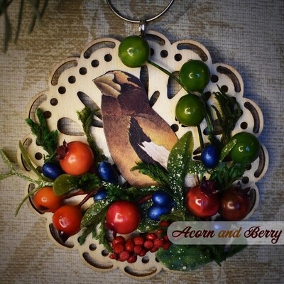 Boreal Birds Collection - Evening Grosbeak Ornament