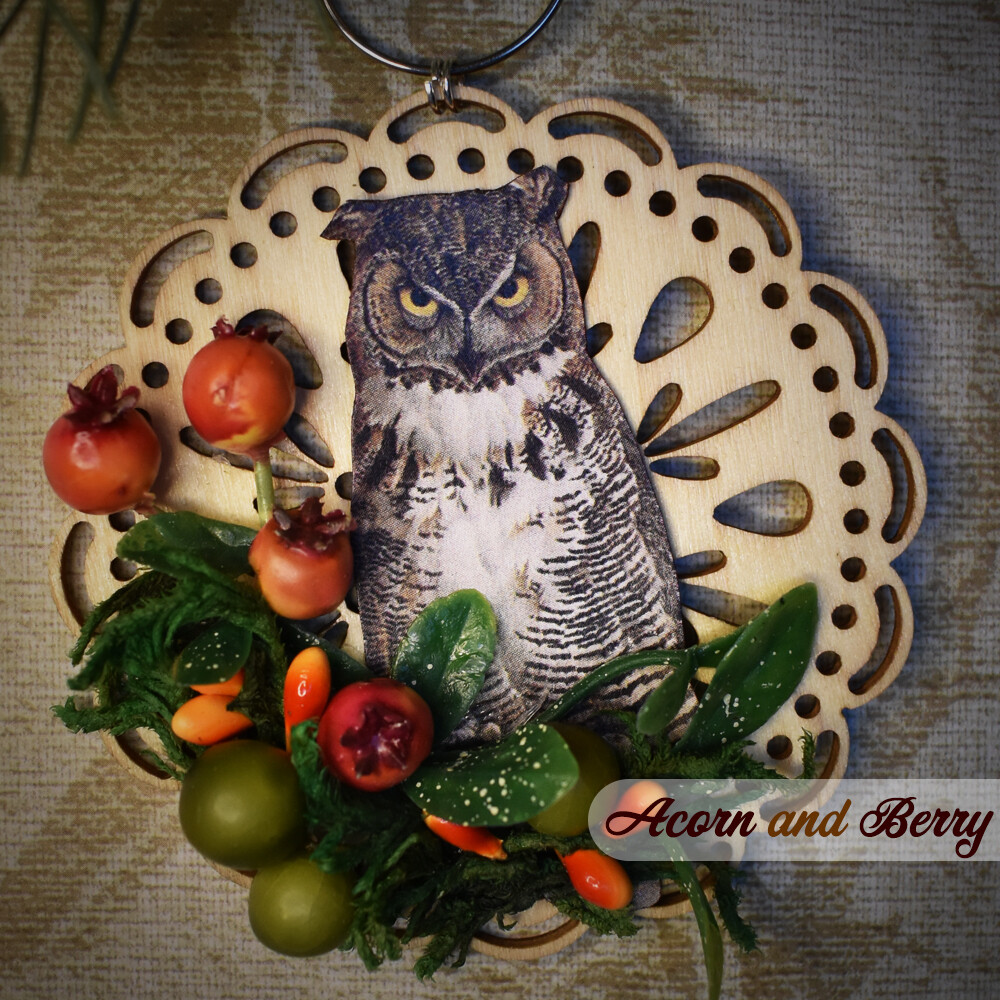 Boreal Birds Collection - Great Horned Owl Ornament