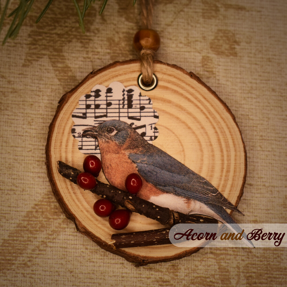 Boreal Birds Collection - Bluebird Ornament