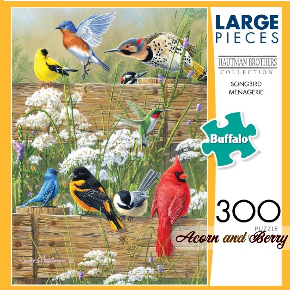 Songbird Menagerie - 300 Piece Puzzle