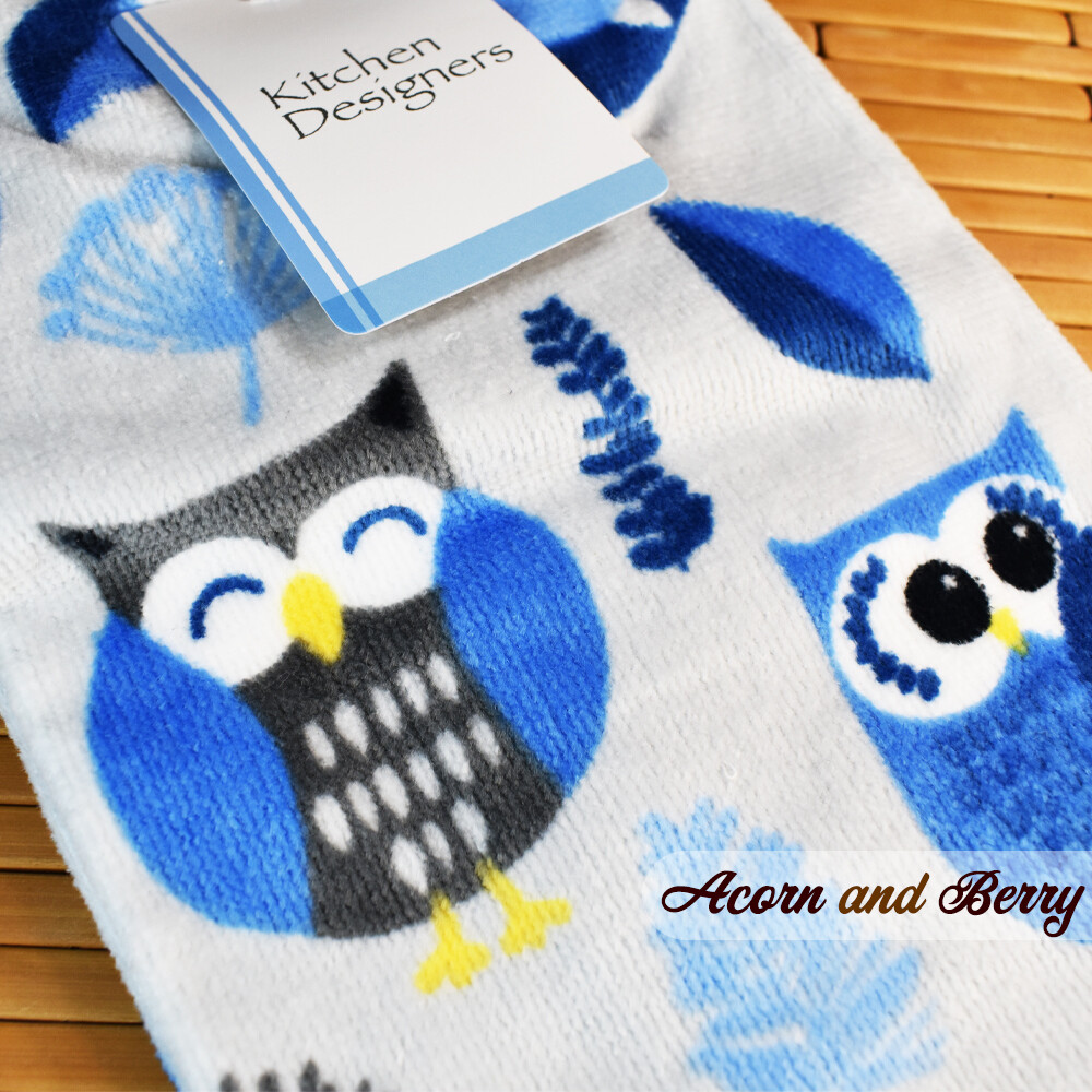 Owl Print Kitchen Towel