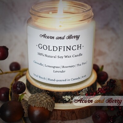 Goldfinch - Hand-poured Soy Wax Candle