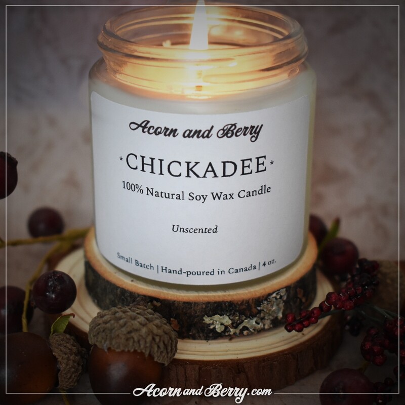 Chickadee - Hand-poured Soy Wax Candle