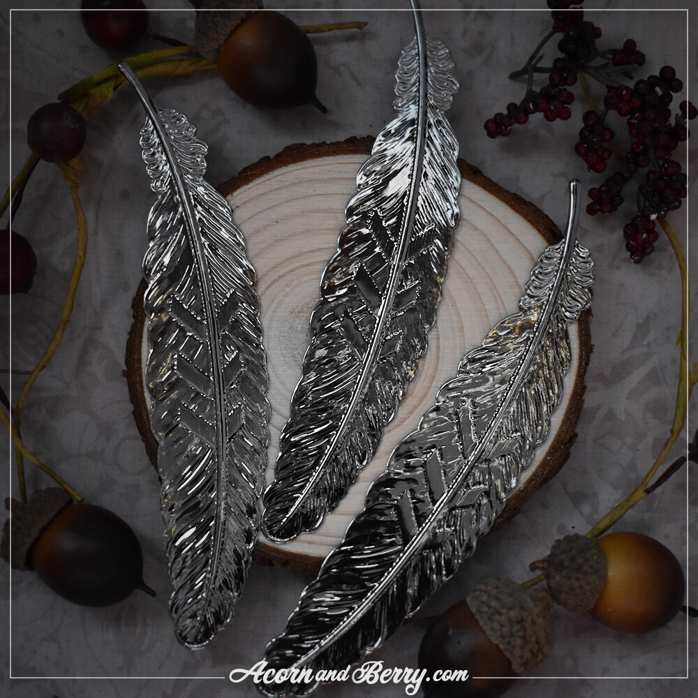 Silver Feathers - Bookmark Set