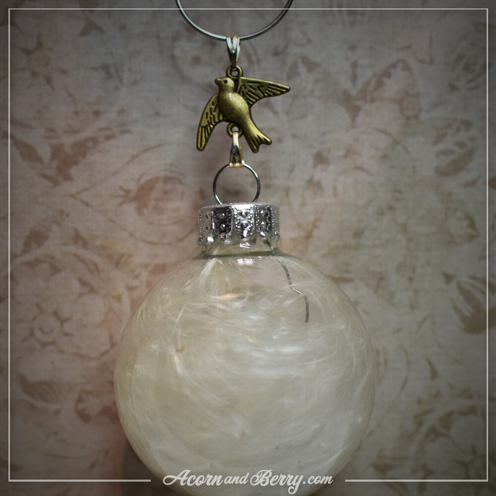 Milkweed Globe - Ornament