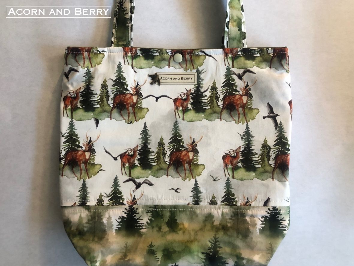 Deluxe Tote Bag | Crow, Deer!