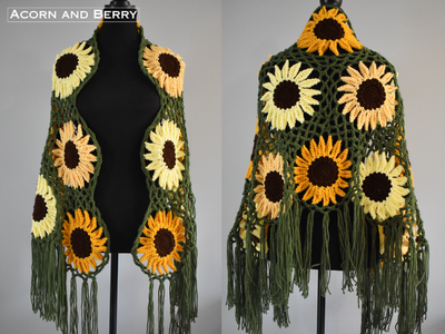 Sunflower Shawl | Multicolour