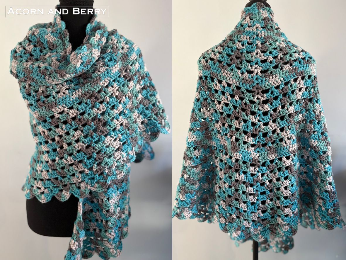Woodland Wander Shawl | January Skies