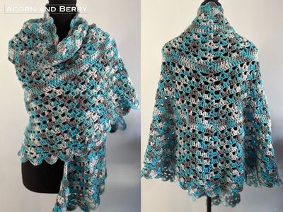 Woodland Wander Shawl | January Skies