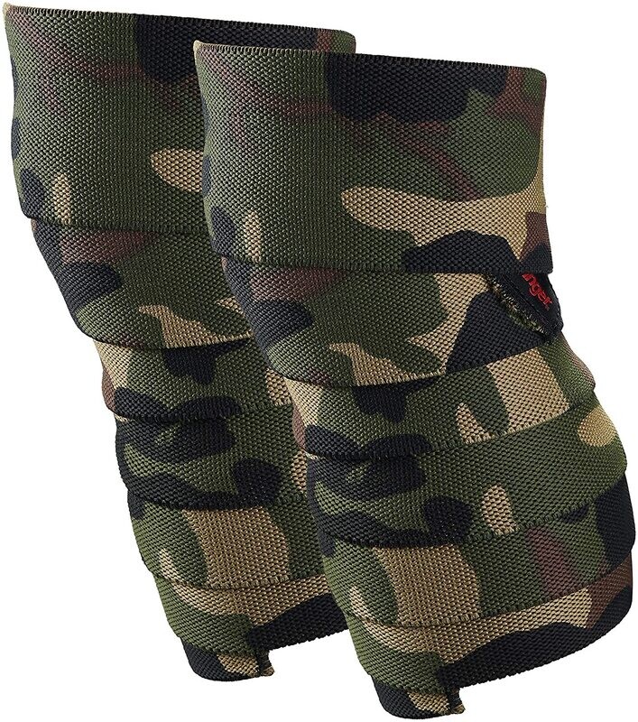 Harbinger Red Line 78-Inch Knee Wraps for Weightlifting (Pair)