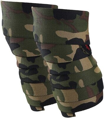 Harbinger Red Line 78-Inch Knee Wraps for Weightlifting (Pair)