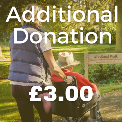 Additional donation £3.00