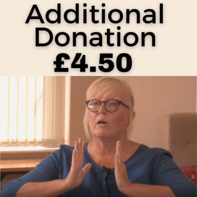Additional donation £4.50