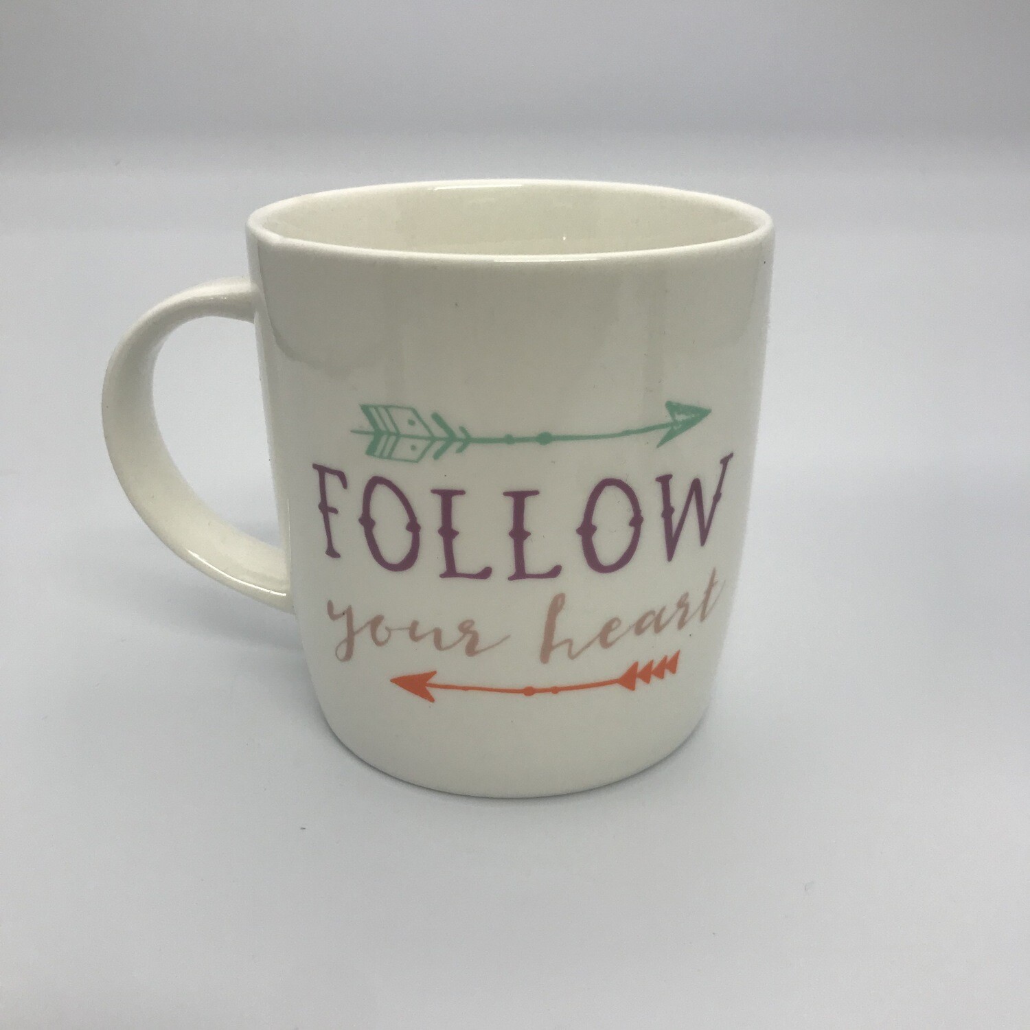 Follow Your Heart Bone China Mug