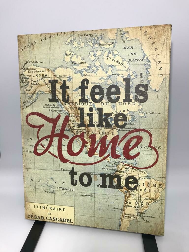 It Feels Like Home To Me Hanging Plaque