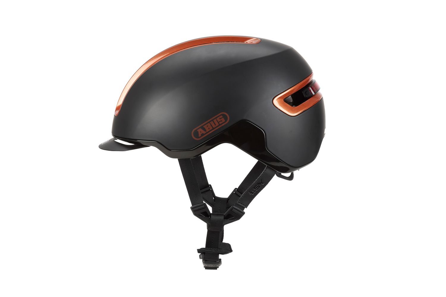 iSY Fahrradhelm HUD-Y von ABUS in black / orange iSY Fahrradhelm HUD-Y von ABUS in black / orange