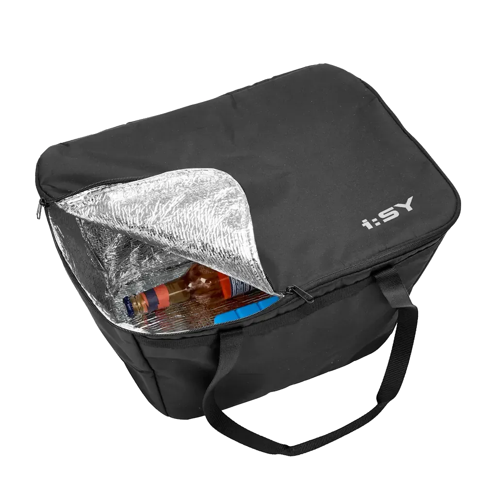 iSY Basket Cool Bag Kühltasche für den Gepäckträgerkorb, Farbe: Black