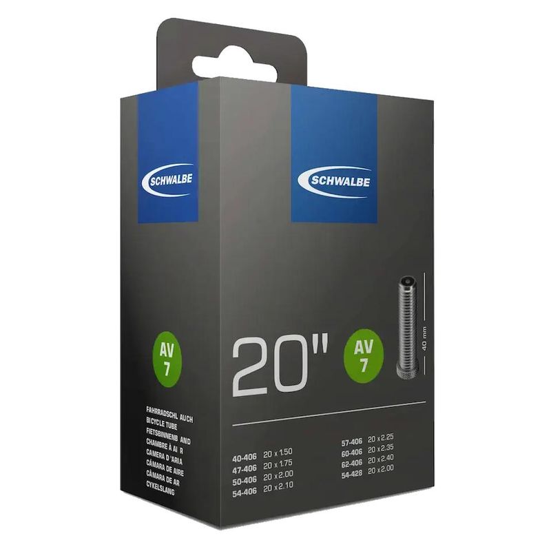 SCHWALBE Fahrradschlauch AV7 40/62-406 für iSY SCHWALBE Fahrradschlauch AV7 40/62-406 für iSY