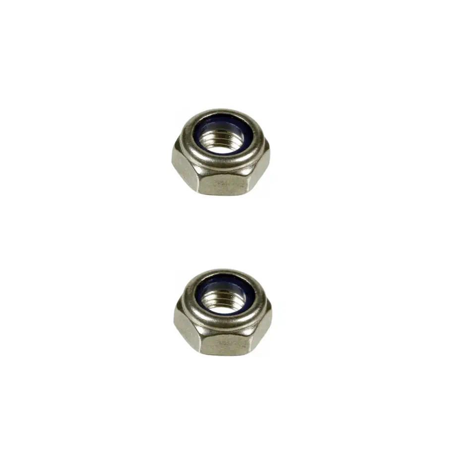 Edelstahlmuttern M5, selbstsichernd für iSY Adapter