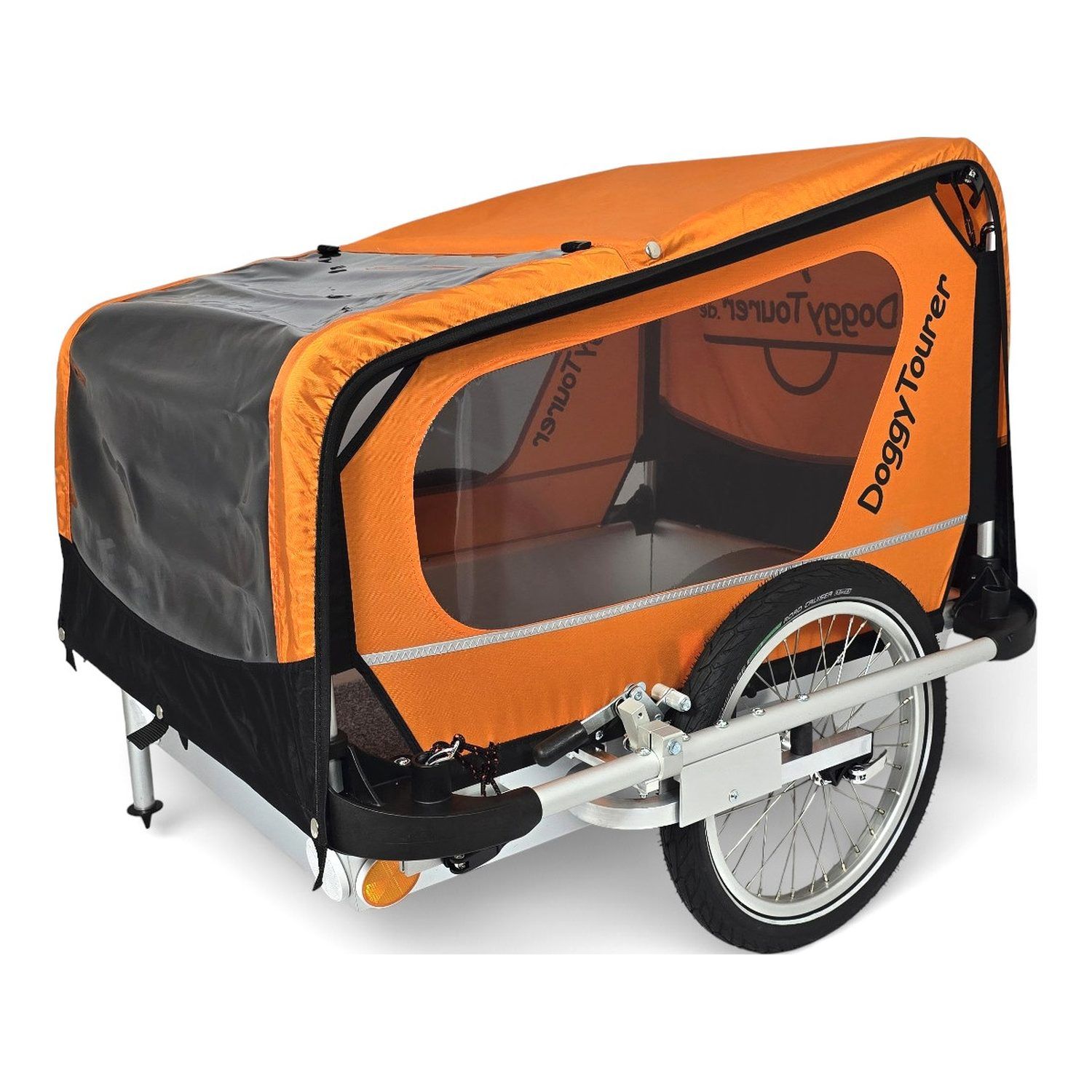 DoggyTourer Hundeanhänger M Snoopy, Farbe: Orange
