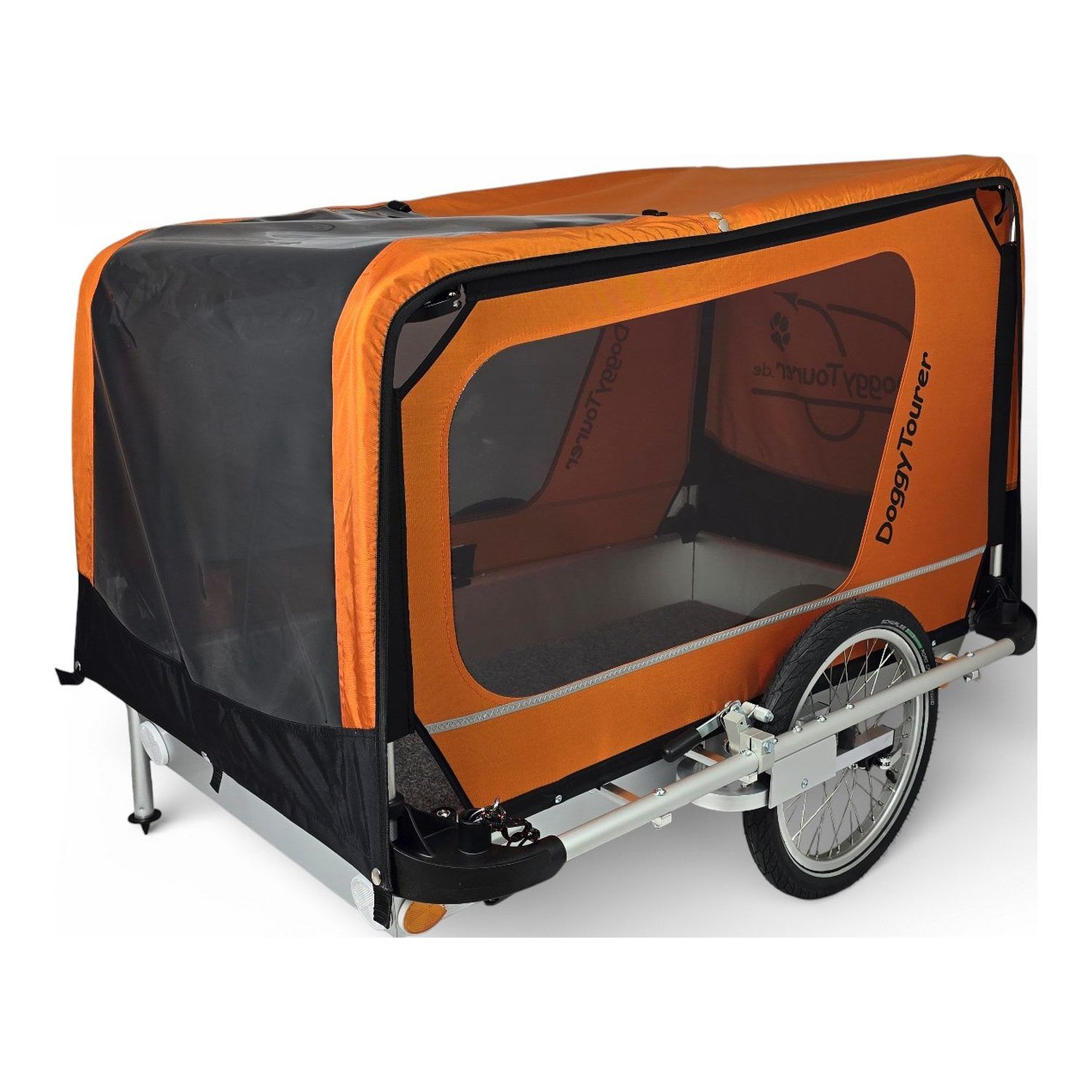 DoggyTourer Hundeanhänger X Boomer, Farbe: Orange