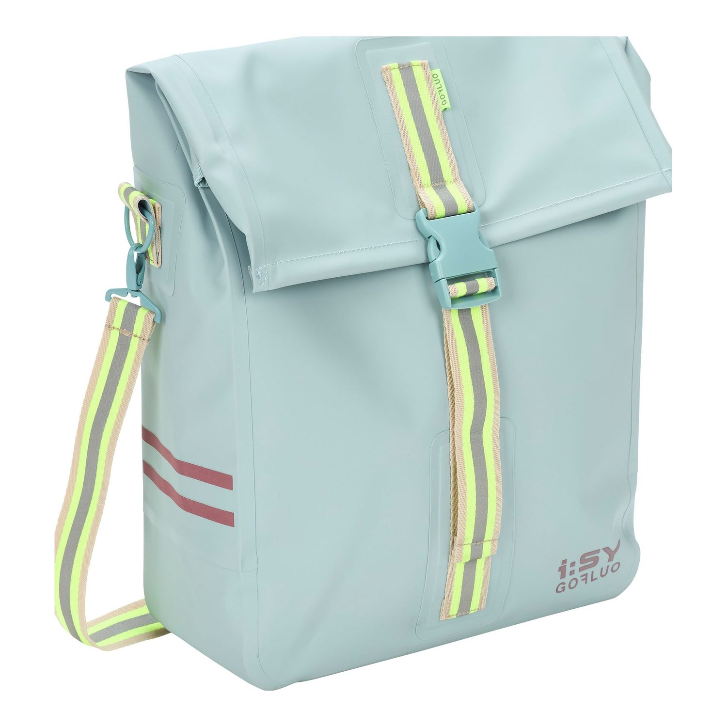 iSY GOFLUO Tasche für den Frontträger KLICKfix, Farbe: Sky Blue