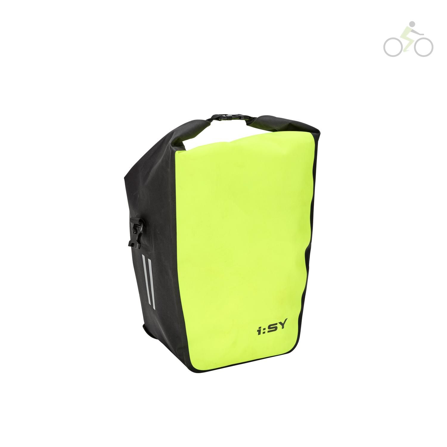 iSY wasserdichte Gepäckträger-Seitentasche neon groß iSY wasserdichte Gepäckträger-Seitentasche neon groß
