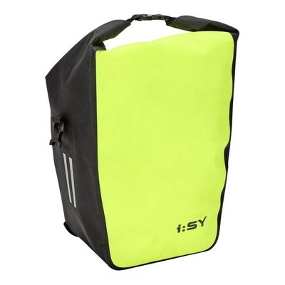 iSY wasserdichte Gepäckträger-Seitentasche neon groß