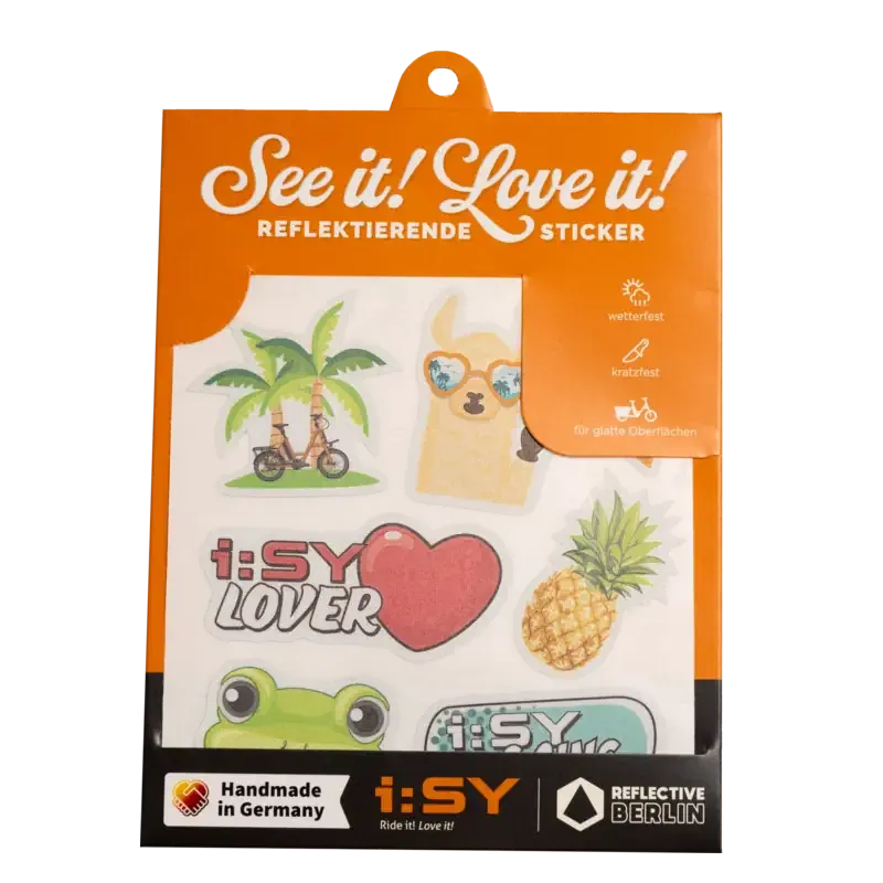 iSY Sticker-Set "See it! Love it!"  - reflektierende Aufkleber