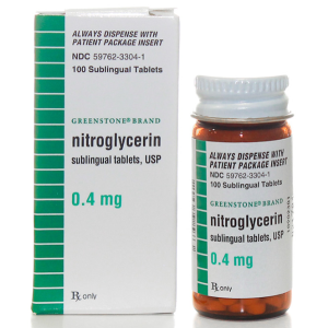 Nitroglycerin 0.4 mg