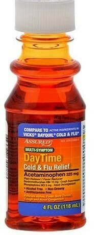 Daytime Cold and Flu Liquid, 4 oz.