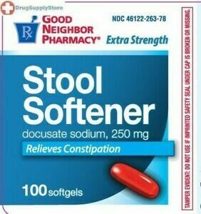 Stool Softener Dispensary, 60 ct
