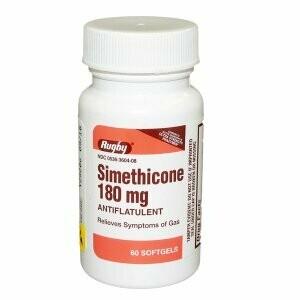 Gas Relief/Simethicone 180 mg, 60 ct