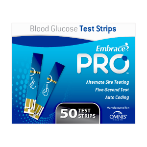 Embrace Glucose Test Strips, 50 ct.