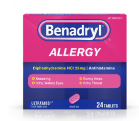 Benadryl Generic Dispensary, 24 ct.