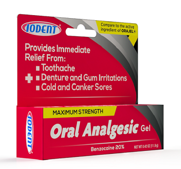 Oral Analgesic Gel Max Strength, 0.42-oz.