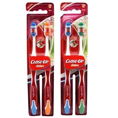 Medium-Bristle Toothbrushes, 2-ct.