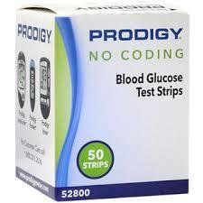 Prodigy Glucose Test Strips, 50 ct.