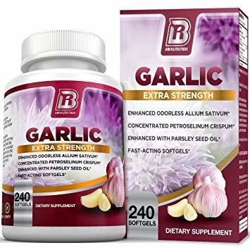 Garlic Capsules Odorless Extra Strength, 240 ct