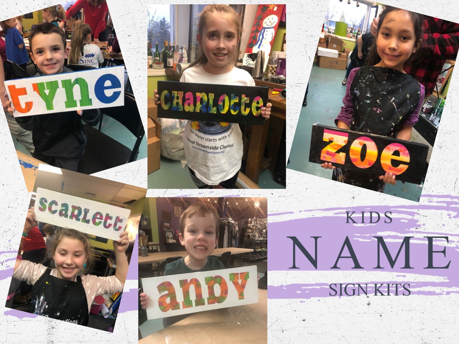 Hot Mess Kids Name Sign Kit Hot Mess Kids Name Sign Kit