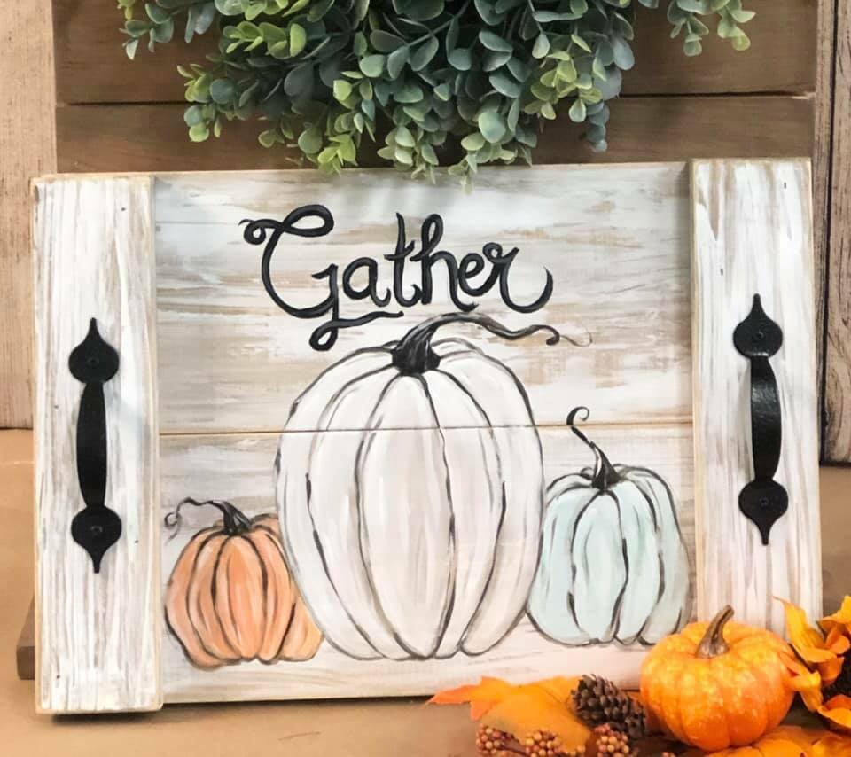 In Studio Pumpkin Tray In Studio Pumpkin Tray