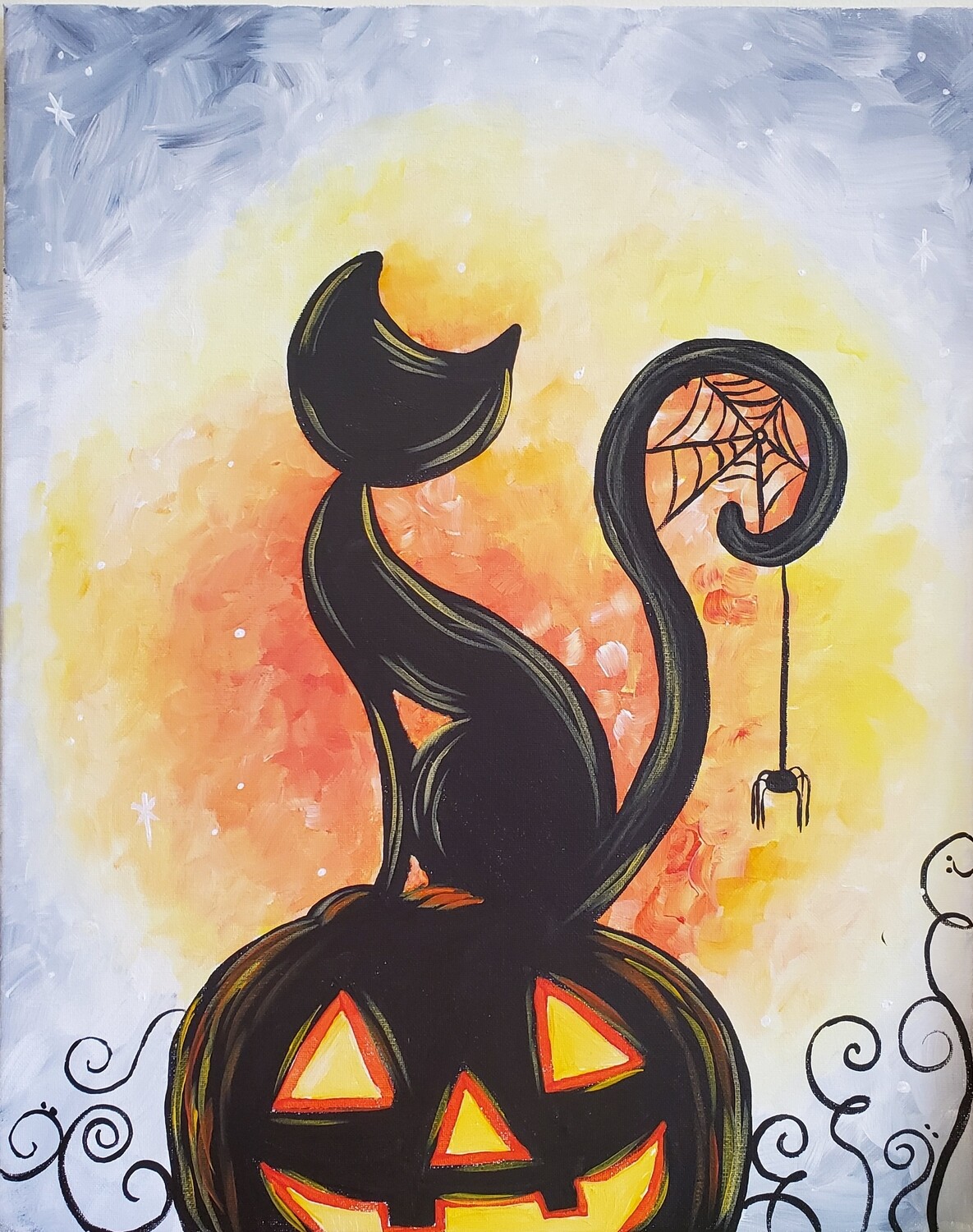 In Studio or Take Home kit - Halloween Kitten In Studio or Take Home kit - Halloween Kitten
