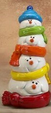 In Studio or Take Home kit - Stacked Snowmen In Studio or Take Home kit - Stacked Snowmen