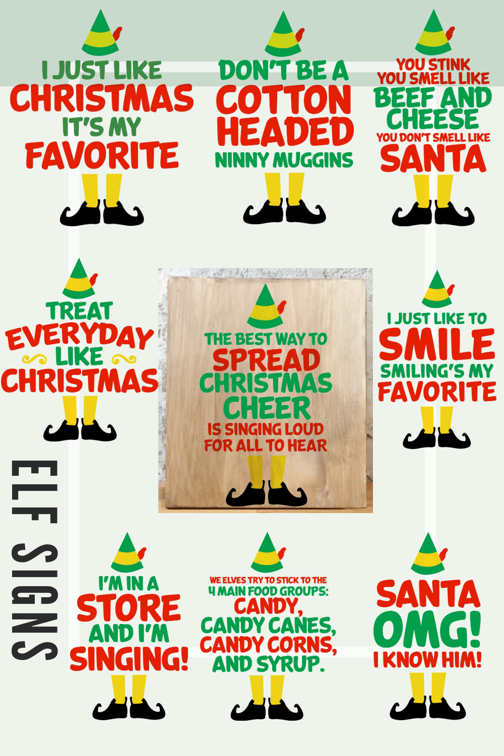 In Studio - Elf Sign Making In Studio - Elf Sign Making