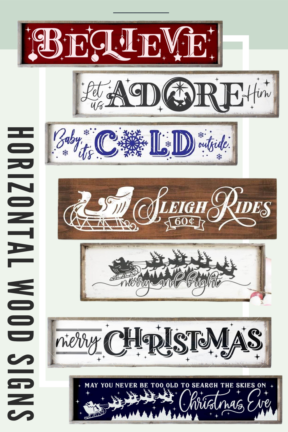 In Studio - Horizontal Signs In Studio - Horizontal Signs