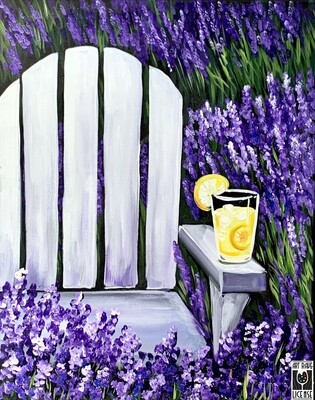 Lavender and Lemonade Painting