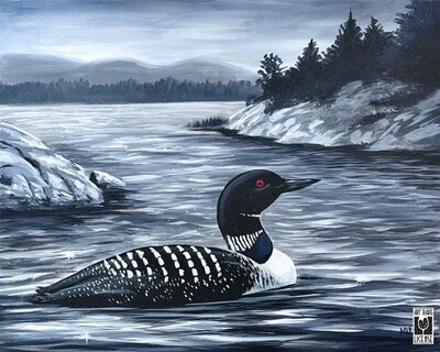 Call of the Loon Painting