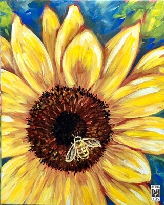Sunflower Soiree Painting